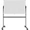 Stativ-Drehtafel Legamaster UNITE PLUS, magnetisch, drehbar um 360°, B 2000 x T 12,6 x H 1000 mm, emaillierter Keramikstahl, weiß